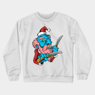 OLD CRAZY SANTA Crewneck Sweatshirt